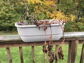 deck rail planter