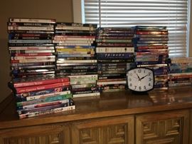 DVD's + Clock