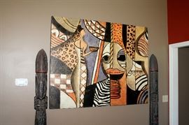 Cris Alison large abstract artwork