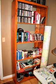 Bookcase - books, CDs, DVDs, etc.