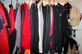 Men's clothing - mostly size medium, shoes size 9