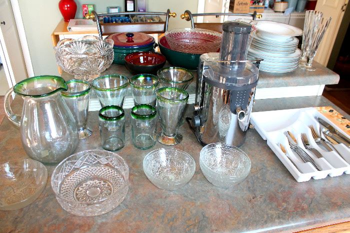 Glassware / kitchen items