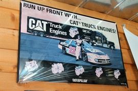 NASCAR Ward Burton framed poster