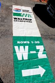 NASCAR Bristol Motor Speedway Waltrip grandstand banner