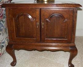 end table, solid wood