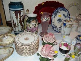 Wilhelm & Graef Co., Germany, reticulated appetizer plates