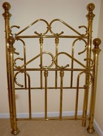 Brass bed frame, single