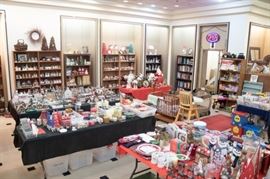 LOTS of Christmas!!  One of our clients owned a gift store, so some very nice, NEW items as well.  