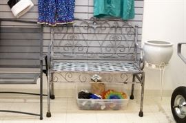 We have some adorable outdoor benches.  