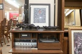 Hi Fi inside this cabinet!  Very unique.