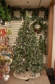 This tree is my favorite!  It is pre-lit and all lights working!