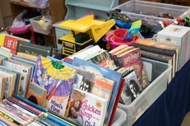 Lots of good children's (and adults - not pictured) books!