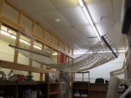 Double size hammock and stand