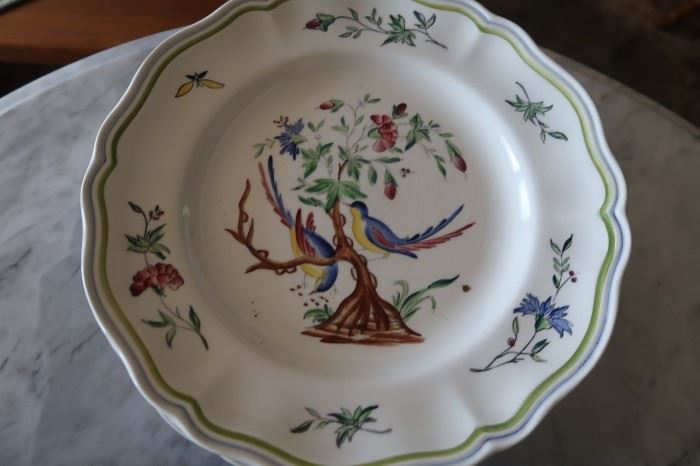 6 plates, Made in France.  Shown on eBay for $25.00 EACH!
