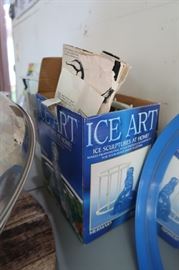 Two ice sculpture molds