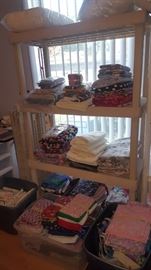 Material for all kinds of sewing! Lots of Sewing Supplies too!