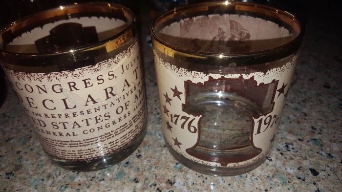 2 Unique Cocktail Glasses
