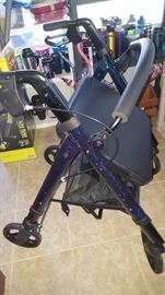 Oversized Walker with Lift Seat for storage