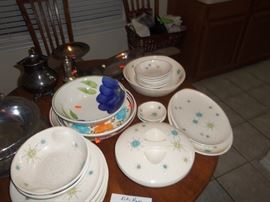 melamine vintage dishes