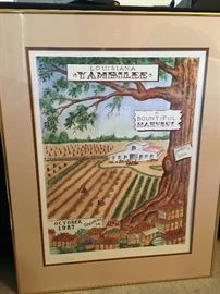 Oct 1987 Yambille Festival Poster,
Stamped and Signed by J A Allen