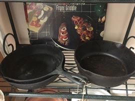 Vintage Cast Iron Skillets