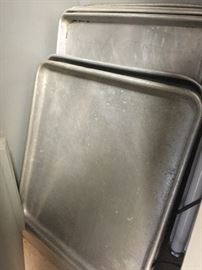 Several Large Commercial  Restaurant  Biscuit Trays