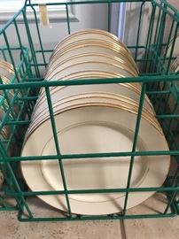 Close Up of Commercial Racks for Dishes