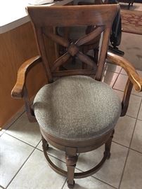 2 Beautiful Swivel Bar Stools