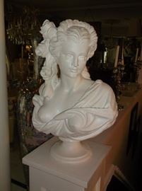 Life size lady bust