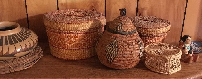 Native American baskets