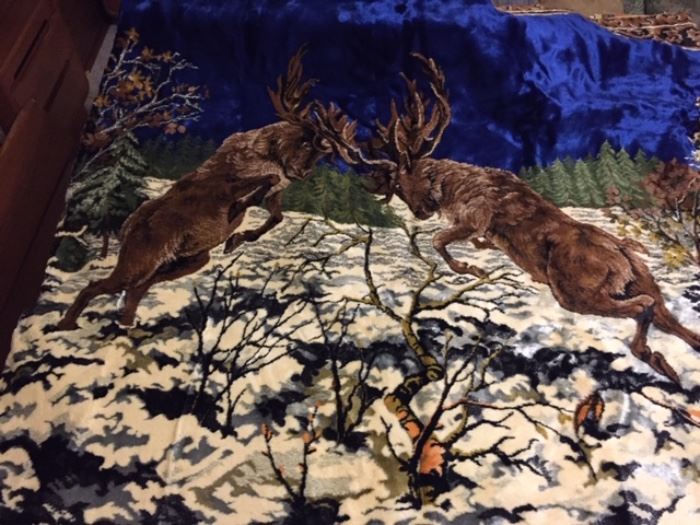 stags tapestry -- center