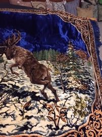 stags tapestry -- edge