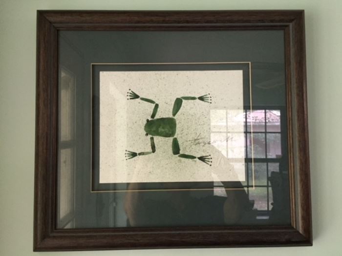 Tazewell Morton watercolor frog