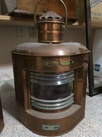 Copper German ship's lantern #2