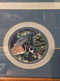 John Akers ducks print inset