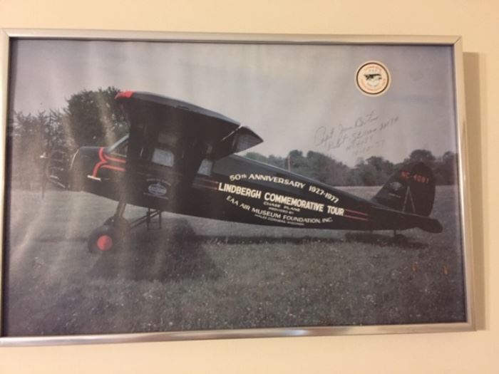 Lindbergh commemorative photo