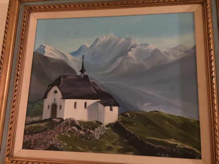 alpin church scene