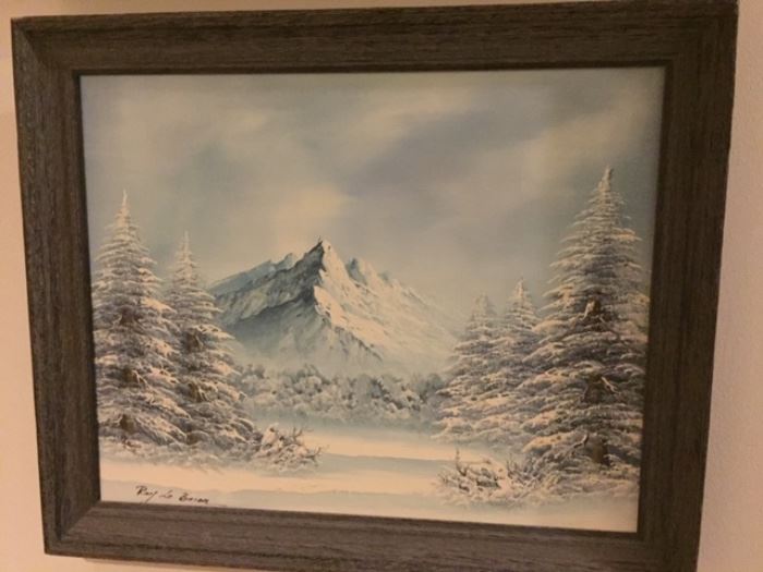 snowy peak scene