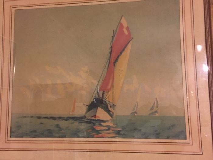 red sail print