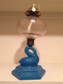 swan oil lamp