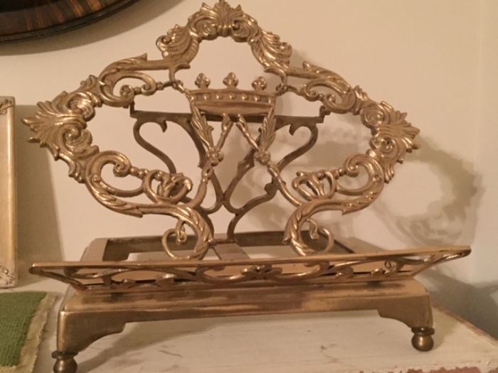 Brass bible stand
