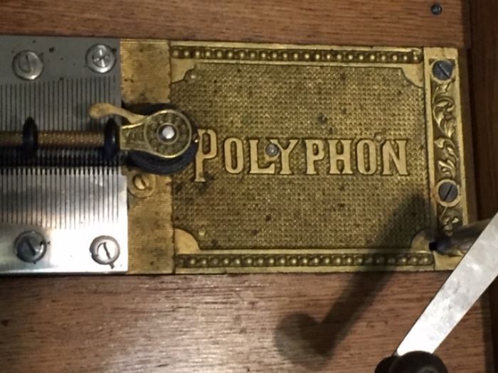 polyphon label closeup