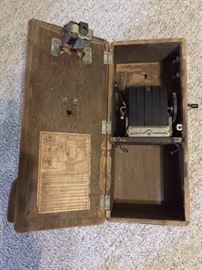 antique telephone interior