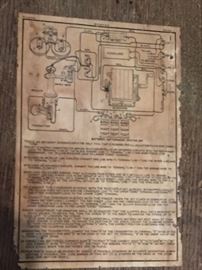 antique telephone schematic