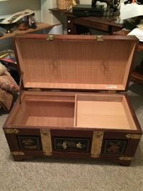 oriental style trunk interior