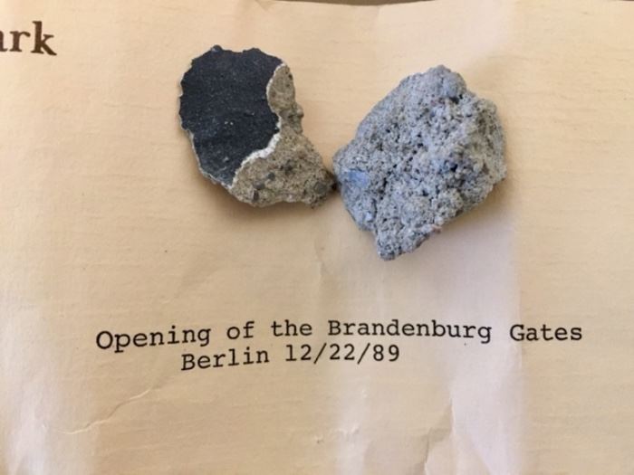 Berlin wall pieces