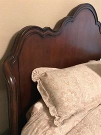 Beautiful High End Pulaski Furniture King Size Bed with an equally nice mattress