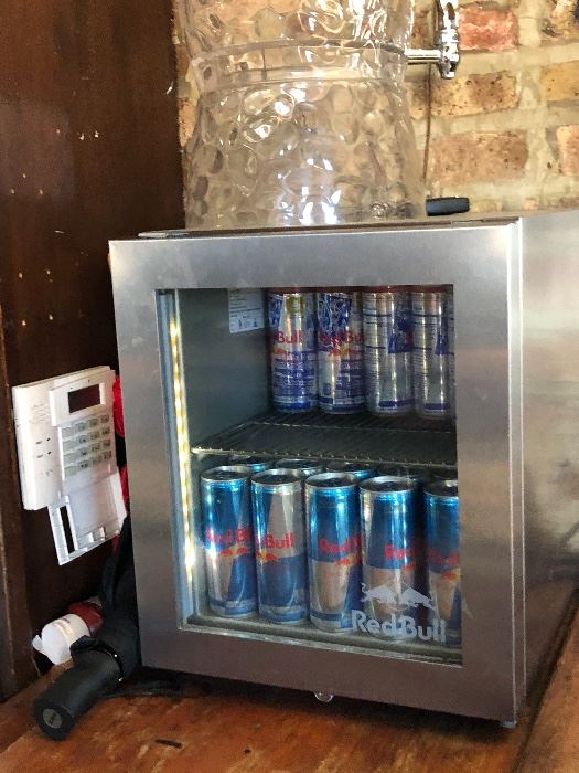 small Red Bull refrigerator