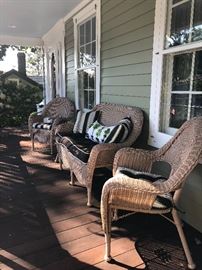 Wicker patio furniture 