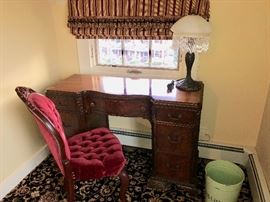 Antique desk & chair 